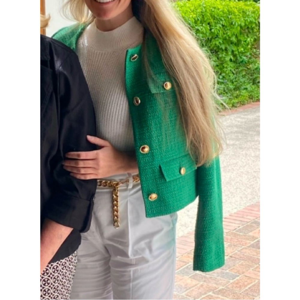 Ann Taylor Tweed Women's Jacket (Size 0P)